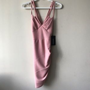 Body on dress with double straps